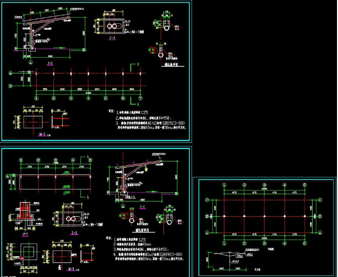 东丽钢构汽车棚设计
