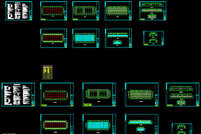 东丽钢结构厂房图纸