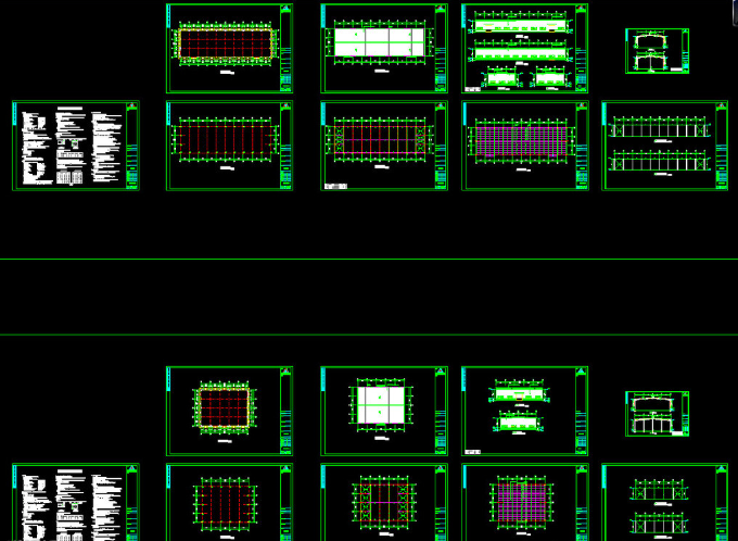 东丽钢结构厂房图纸