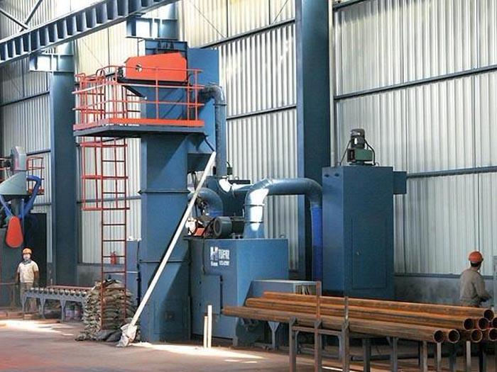 东丽网架杆件拋丸