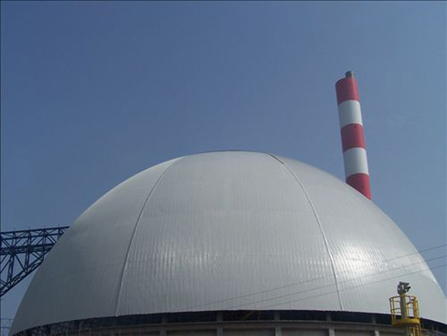 东丽球形发电厂网架工程